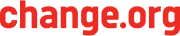 Rotes Logo mit den Worten change.org
