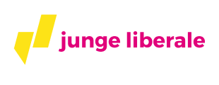 Logo mit der Aufschrift "Junge Liberale"
